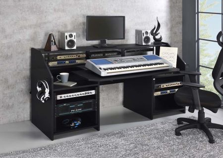 ACME Annette 71" Music Desk Black Finish