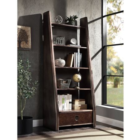 ACME Brancaster Bookcase Aluminum