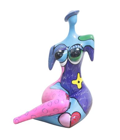 Modrest Abstract Woman Modern Multi-Color Sculpture