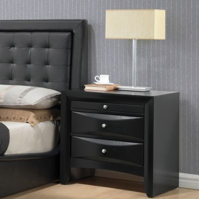 Ireland Nightstand 04163 Black By Acme Furniture