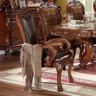 Dresden Arm Chair 12154 Brown By Acme Furniture