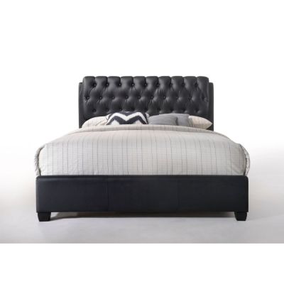 Ireland II Bed Frames 14350Q Black By Acme Furniture