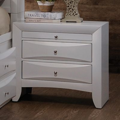 ACME Ireland Nightstand White Finish