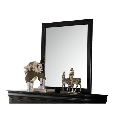 Louis Philippe Mirror 23734 Black By Acme Furniture