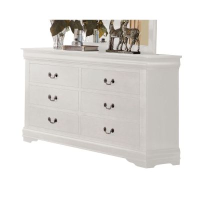 ACME Louis Philippe Dresser White Finish