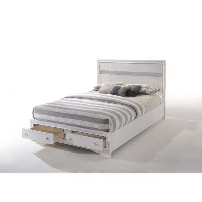 Naima Bed Frames 25770Q White By Acme Furniture