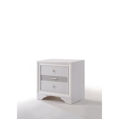 Naima Nightstand 25773 White By Acme Furniture