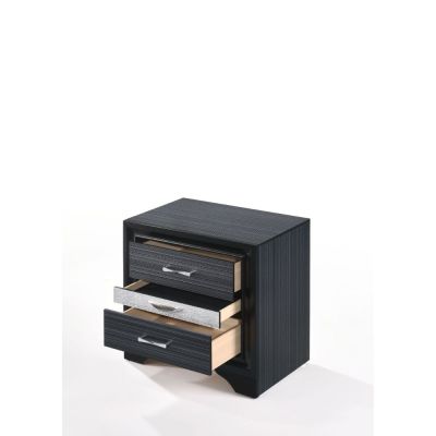 Naima Nightstand 25903 Black By Acme Furniture