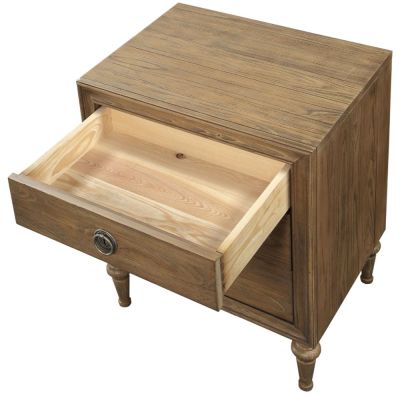 Inverness Nightstand 26093 Oak By Acme Furniture