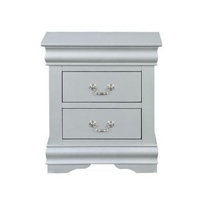 Louis Philippe III Nightstand 26703 Platinum By Acme Furniture