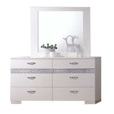 Naima II Dresser 26775 White By Acme Furniture