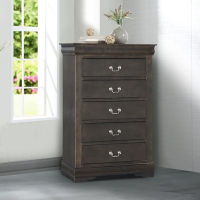 Louis Philippe Chest 26796 Gray By Acme Furniture