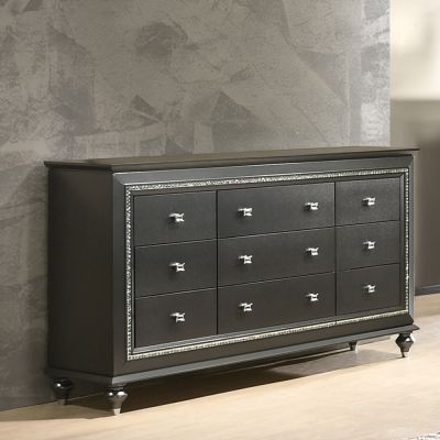 ACME Kaitlyn Dresser Metallic Gray Finish