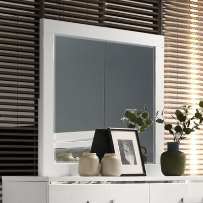 Chelsie Mirror 27394 White By Acme Furniture