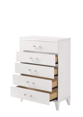 ACME Chelsie Chest White Finish