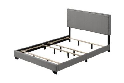 Leandros Bed Frames 27430Q Gray By Acme Furniture