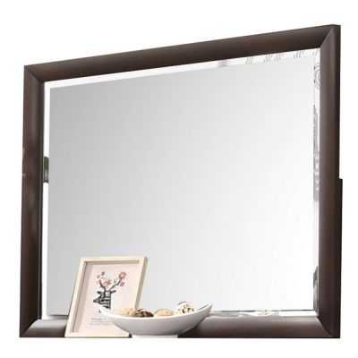 Tablita Mirror 27464 Merlot By Acme Furniture