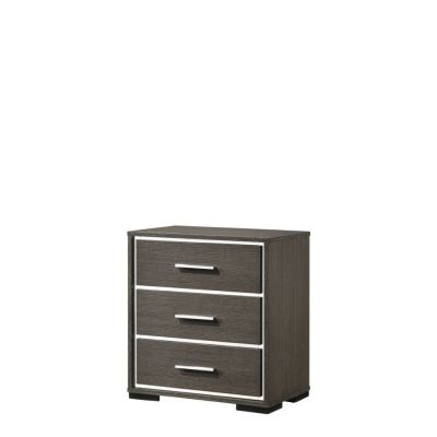 Escher Nightstand 27653 Gray By Acme Furniture