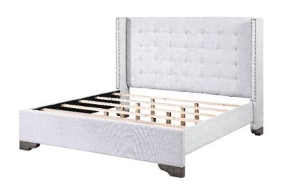 Artesia Bed Frames 27697EK Tan By Acme Furniture