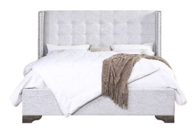 Artesia Bed Frames 27697EK Tan By Acme Furniture