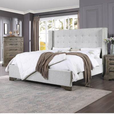 Artesia Bed Frames 27700Q Tan By Acme Furniture