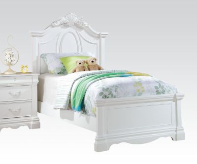 ACME Estrella Twin Bed White Finish