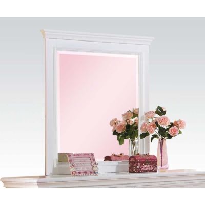 Lacey Mirror 30600 White By Acme Furniture