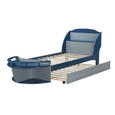 ACME Neptune II Trundle (Twin) Gray Finish