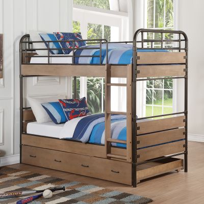 Adams Youth Bunk Bed 37760 Oak By Acme Furniture