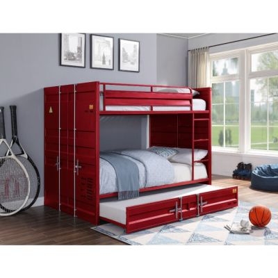 ACME Cargo Full/Full Bunk Bed Red Finish