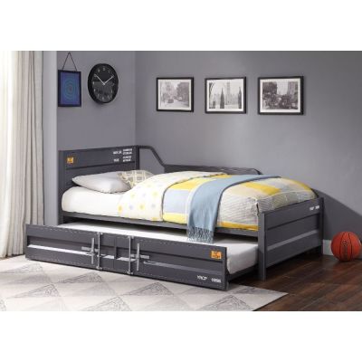 ACME Cargo Daybed W/Trundle (Twin) Gunmetal Finish