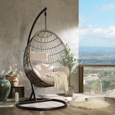 Vasant Hanging Chair 45082 Fabric By Acme Furniture