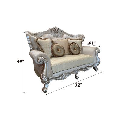 Bently Loveseat 50661 Champagne By Acme Furniture