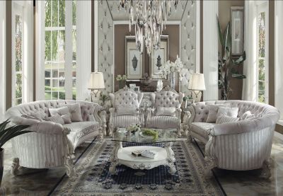 Versailles Sofa 52085 Ivory By Acme Furniture