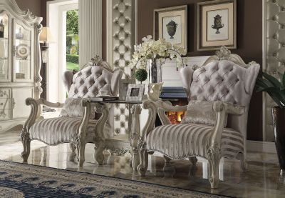 Versailles Chair 52087 Ivory By Acme Furniture