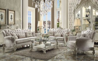 Versailles Sofa 52105 Ivory By Acme Furniture