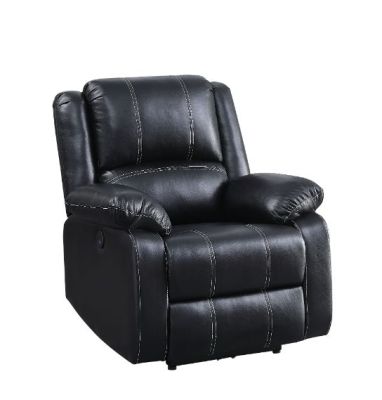 Zuriel Recliner 52288 Black By Acme Furniture