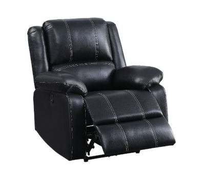 Zuriel Recliner 52288 Black By Acme Furniture