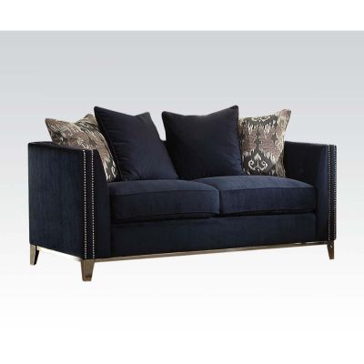 Phaedra Loveseat 52831 Blue By Acme Furniture