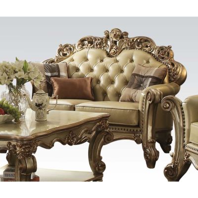 Vendome Loveseat 53001 Bone By Acme Furniture