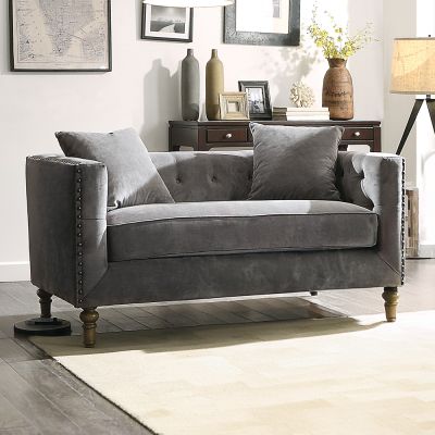 Sidonia Loveseat 53581 Gray By Acme Furniture