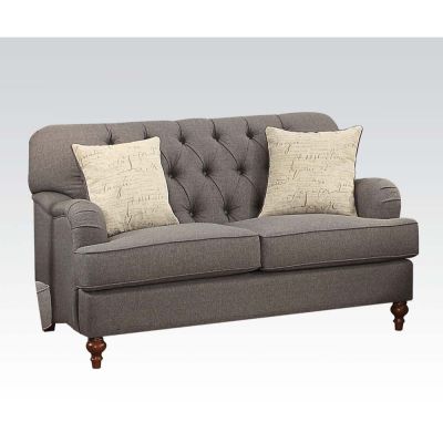 Alianza Loveseat 53691 Gray By Acme Furniture