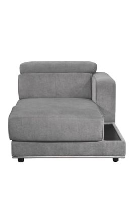 ACME Alwin Modular - Rf Chaise Dark Gray Fabric