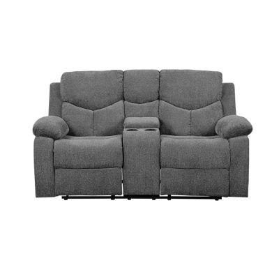 Kalen Reclining Loveseat 55441 Gray By Acme Furniture