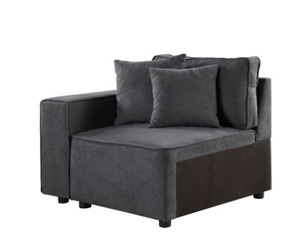 Silvester Modular Sectional 56870 Gray By Acme Furniture