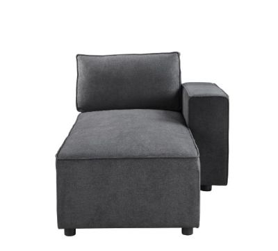 Silvester Chaise Lounge 56875 Gray By Acme Furniture