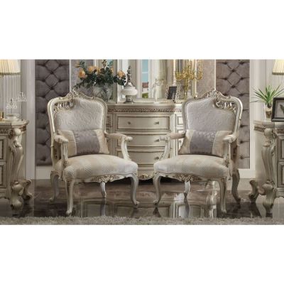 Picardy Chair 56884 Pearl By Acme Furniture