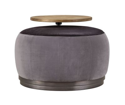 Decapree Ottoman 59271 Slate By Acme Furniture