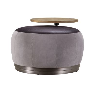 Decapree Ottoman 59271 Slate By Acme Furniture