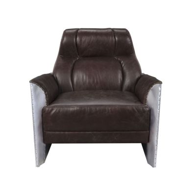 Brancaster Accent Chair 59715 Espresso By Acme Furniture